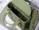 M0538 迪奥Lady Dior My ABCDior 手袋 漆皮藤格纹 绿色