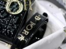 M0538 迪奥Lady Dior My ABCDior 手袋 漆皮藤格纹 黑色