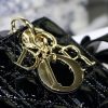 M0538 迪奥Lady Dior My ABCDior 手袋 漆皮藤格纹 黑色