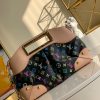 M40256 LV Monogram Multicolore系列JUDY MM中号手拎单肩包 黑彩