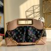 M40256 LV Monogram Multicolore系列JUDY MM中号手拎单肩包 黑彩