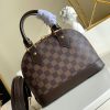 N41221 LV Alma BB 手袋 Damier Ebene 帆布贝壳包