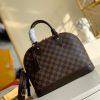 N53151 LV Alma 小号手袋 Damier Ebene 帆布贝壳包