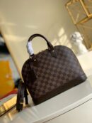 N53151 LV Alma 小号手袋 Damier Ebene 帆布贝壳包