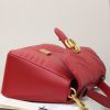 498110 Gucci古驰 GG Marmont系列小号手提包 芙蓉红