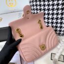 446744 Gucci古驰官网女包 GG Marmont系列迷你手袋 粉色