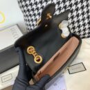 446744 Gucci古驰女包 GG Marmont 绗缝迷你手袋 黑色