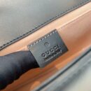 446744 Gucci古驰女包 GG Marmont 绗缝迷你手袋 黑色