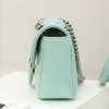 446744 Gucci古驰女包 GG Marmont 绗缝迷你手袋 绿色