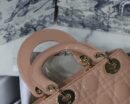 M0538 迪奥Lady Dior My ABCDior 手袋 漆皮藤格纹 裸色
