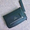 2VH063 Prada Saffiano 皮革斜挎包 普拉达男士手包 黑色