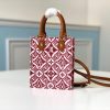 M69846 LV PETIT SAC PLAT 手袋 LV1854系列女包 棕红色