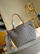 N41361 LV NEVERFULL 中号手袋 LV购物袋白格 LV子母包 中号