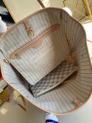 N41361 LV NEVERFULL 中号手袋 LV购物袋白格 LV子母包 中号