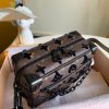 M68970 LV Mini SOFT TRUNK 链条包 刺绣图案男士盒子包