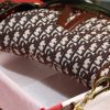 1607092071985289.jpg M0446 Dior Saddle手提包 酒红色 Oblique 印花马鞍包