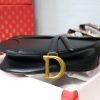 M0446 Dior Saddle小牛皮手提包 Dior马鞍包 Dior女包 黑色