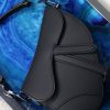 1607137969774532.jpg M0446 Dior Saddle手提包 蓝色天鹅绒 Oblique 印花马鞍包