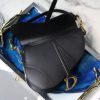 M0446 Dior Saddle小牛皮手提包 Dior马鞍包 Dior女包 黑色