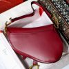 M0446 Dior Saddle小牛皮手提包 Dior马鞍包 Dior女包 红色