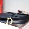 M0446 Dior Saddle小牛皮手提包 Dior马鞍包 蓝色