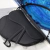 M0446 Dior Saddle哑光牛皮革手袋 迪奥马鞍包 黑色
