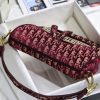 1607326271202030.jpg M0446 Dior Saddle马鞍包 Dior Oblique 绣花丝绒 酒红色