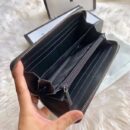 473928 Gucci Signature皮革全拉链式钱包 Gucci拉链钱夹 黑色