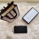 473928 Gucci Signature皮革全拉链式钱包 Gucci拉链钱夹 黑色