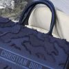 M1286 Dior Book Tote 大号手袋 蓝色迷彩刺绣