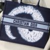 M1286 Dior Book Tote 大号手袋 蓝色多色Tie Dior 刺绣