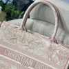 M1296 Dior Book Tote 小号手袋 粉色茹伊印花
