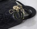 M0538 迪奥Lady Dior MyABCDior 手袋 羊皮革藤格纹 黑色