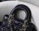 M0538 迪奥Lady Dior MyABCDior 手袋 羊皮革藤格纹 黑色