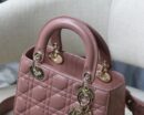 M0538 迪奥Lady Dior MyABCDior 手袋 羊皮革藤格纹 粉色