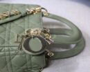 M0538 迪奥Lady Dior MyABCDior 手袋 羊皮革藤格纹 绿色