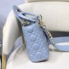 1608196834661923.jpg M0538 迪奥Lady Dior MyABCDior 手袋 羊皮革藤格纹 蓝色