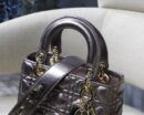 M0538 迪奥Lady Dior MyABCDior 手袋 羊皮革藤格纹 青铜色
