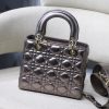 M0538 迪奥Lady Dior MyABCDior 手袋 羊皮革藤格纹 青铜色