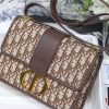 1608255156704528.jpg M9203 Dior 30 Montaigne 手袋 棕色 Oblique 印花