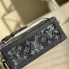 M57283 LV SOFT TRUNK 链条包 Monogram Tapestry 帆布盒子包