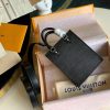 M69441 LV PETIT SAC PLAT 手袋 Epi 皮革托特包 黑色