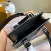 M69441 LV PETIT SAC PLAT 手袋 Epi 皮革托特包 黑色