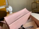 M69575 LV PETIT SAC PLAT 手袋 Epi 皮革托特包 粉色