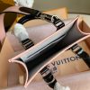 M69575 LV PETIT SAC PLAT 手袋 Epi 皮革托特包 粉色