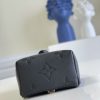 M80596 LV TINY 双肩包 Monogram压纹软粒面牛皮女包 黑色