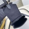 M80596 LV TINY 双肩包 Monogram压纹软粒面牛皮女包 黑色