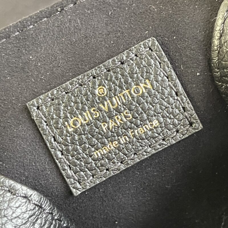 M80596 LV TINY 双肩包 Monogram压纹软粒面牛皮女包 黑色 - Image 9
