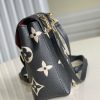 M80596 LV TINY 双肩包 Monogram压纹软粒面牛皮女包 黑色