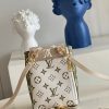 M81351 LV TINY 双肩包 Monogram压纹软粒面牛皮女士背包 绿色